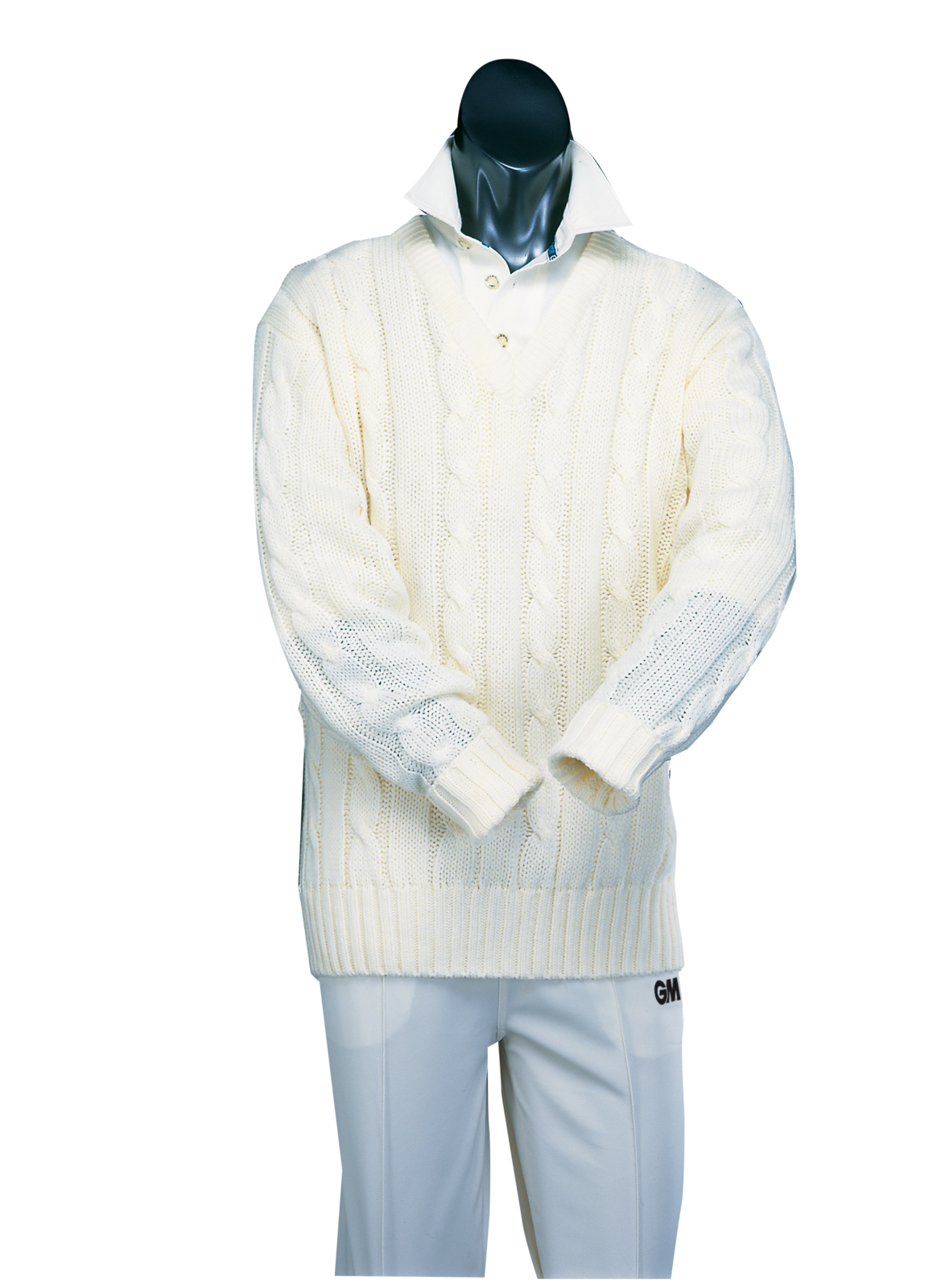 GM Plain Long Sleeve Cricket Sweater