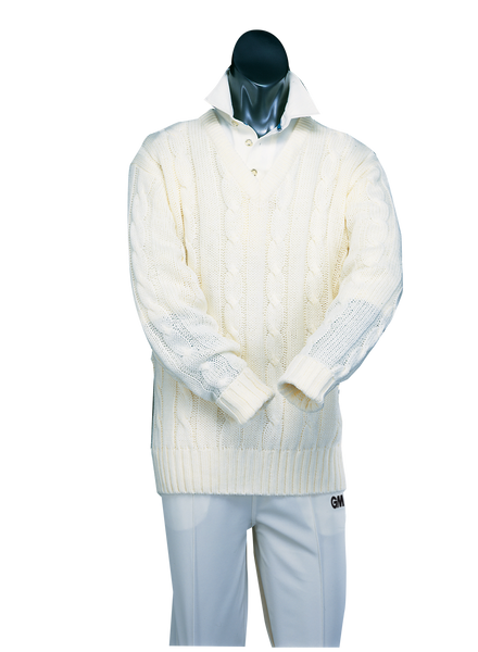 GM Plain Long Sleeve Cricket Sweater