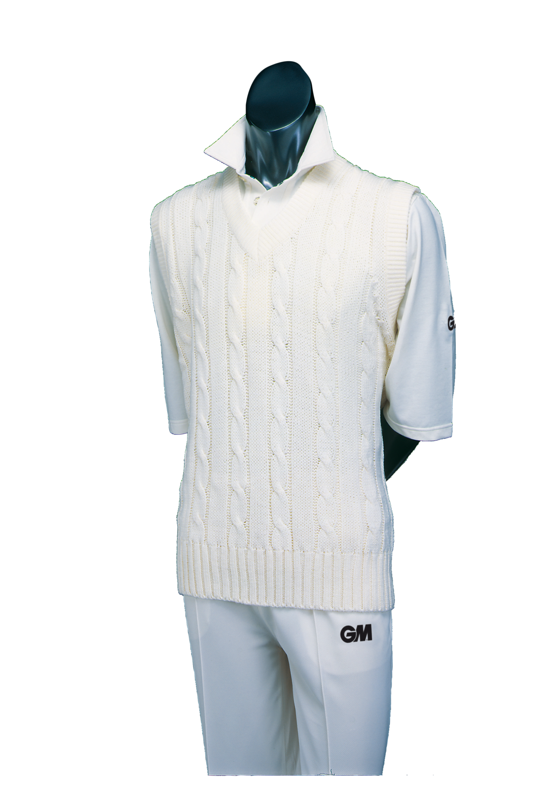 GM Plain Sleeveless Slipover Sweater