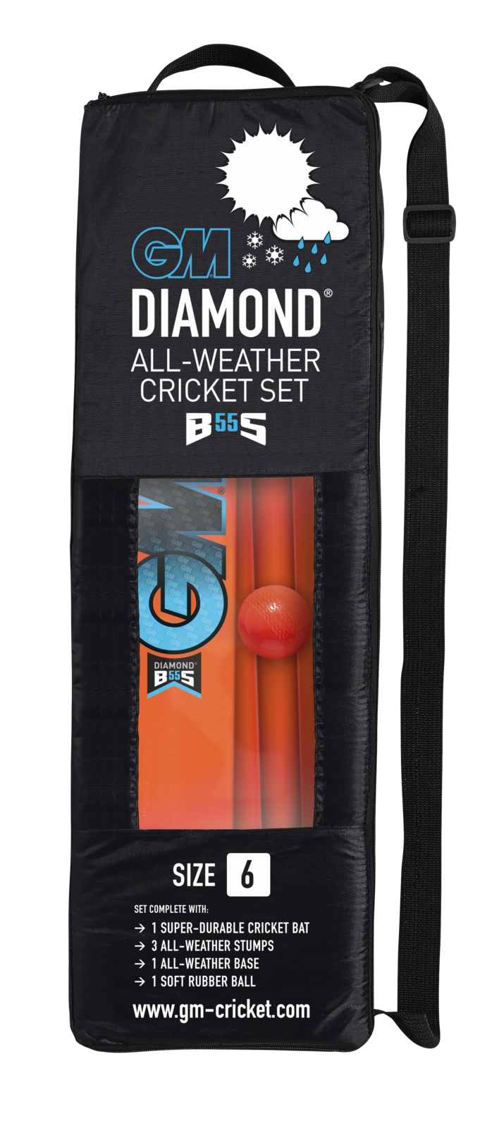 GM Diamond All Weather Cricket Set