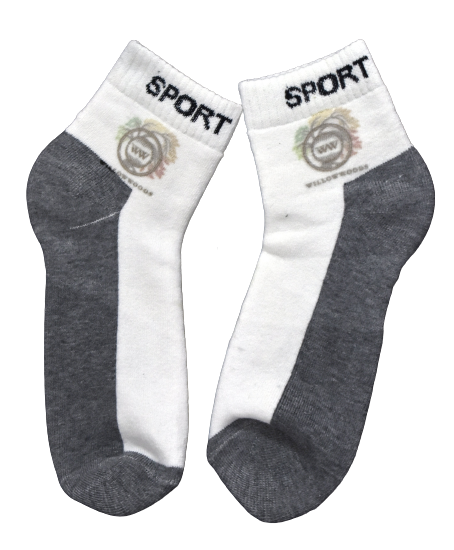 Willow Woods Cricket Grey Socks